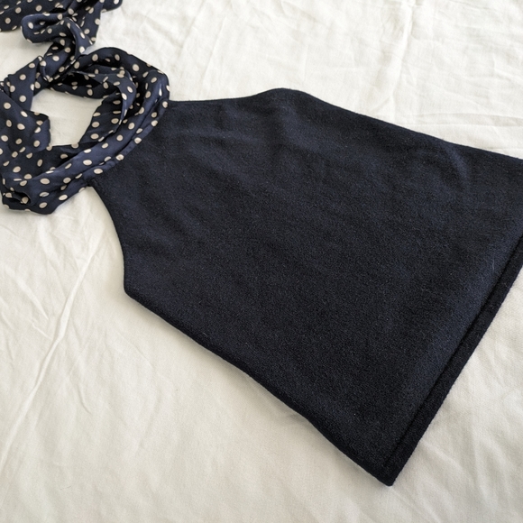 Ralph Lauren Black Label, Cashmere blend & Silk halter top, Small - Picture 5 of 10